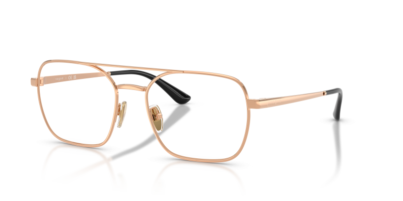 กรอบแว่นสายตา Vogue VO4372-5152 Rose Gold Vogue VO4372 5152 แว่นสายตาโรสโกลด์ สำหรับผู้หญิง
