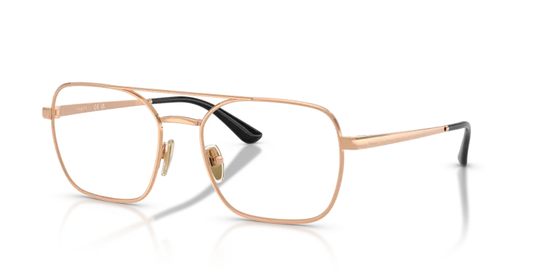 กรอบแว่นสายตา Vogue VO4372-5152 Rose Gold Vogue VO4372 5152 แว่นสายตาโรสโกลด์ สำหรับผู้หญิง