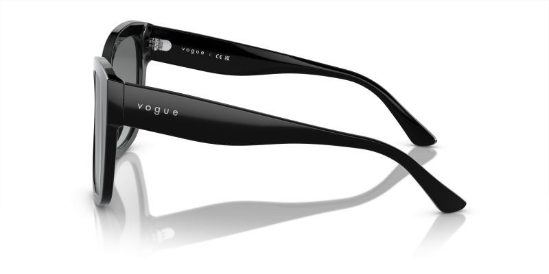 แว่นกันแดด Vogue VO5338S W44/11 มุมข้าง สะพานจมูก Saddle Bridge