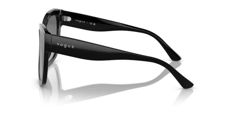 แว่นกันแดด Vogue VO5338S W44/11 มุมข้าง สะพานจมูก Saddle Bridge