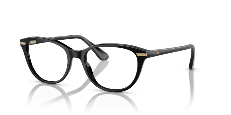 Vogue VO5497I W44 แว่นสายตาทรงวงรีสีดำ สำหรับผู้หญิง