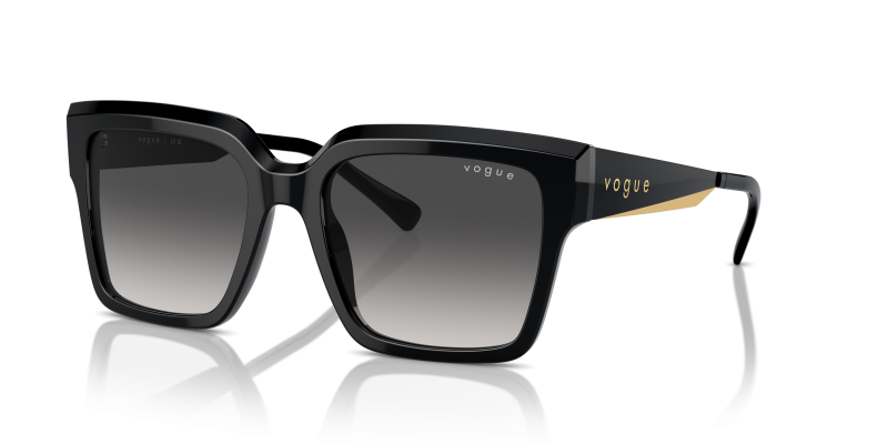 Vogue VO5553S W44/8G แว่นกันแดดขาแว่นโลหะดำสลับทอง สำหรับผู้หญิง