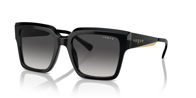 Vogue VO5553S W44/8G แว่นกันแดดขาแว่นโลหะดำสลับทอง สำหรับผู้หญิง