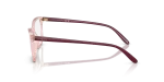 กรอบแว่นสายตา Vogue VO5603F-2942 Transparent Pink แว่นสายตา Vogue VO5603F 2942 มุมข้าง ขาแว่นสีเชอร์รี