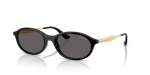 Vogue VO5625S W44/87 แว่นกันแดดทรงวงรีเลนส์สโมคดำ สำหรับผู้หญิง