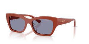 Vogue VO5658SU 3244/1 แว่นกันแดดสีอิฐทรงผีเสื้อ สำหรับผู้หญิง