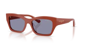 Vogue VO5658SU 3244/1 แว่นกันแดดสีอิฐทรงผีเสื้อ สำหรับผู้หญิง