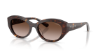 แว่นกันแดด Vogue VO5659SU-W65613 Dark Havana Gradient Brown Vogue VO5659SU-W65613 W65613 มุมเอียง 3/4