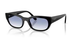 Vogue VO5669S W44/19 แว่นกันแดดดำ เลนส์ฟ้าใสไล่ระดับ สำหรับผู้หญิง