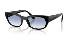 Vogue VO5669S W44/19 แว่นกันแดดดำ เลนส์ฟ้าใสไล่ระดับ สำหรับผู้หญิง