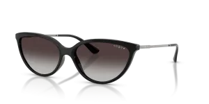 Vogue VO5672S W44/8G แว่นกันแดดสีดำทรงตาแมว สำหรับผู้หญิง