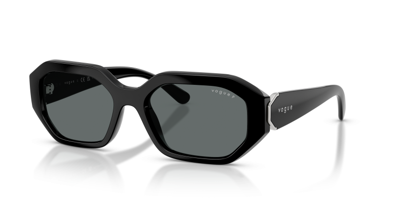 แว่นกันแดด Vogue VO5675S W44/81 Black Dark Grey Polarized Vogue VO5675S W44/81 แว่นกันแดดโพลาไรซ์สีดำเทาเข้ม สำหรับผู้หญิง