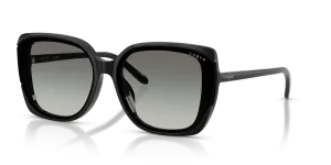 Vogue VO5684SD W44/11 แว่นกันแดดดำ เลนส์เทาเข้มไล่ระดับ สำหรับผู้หญิง