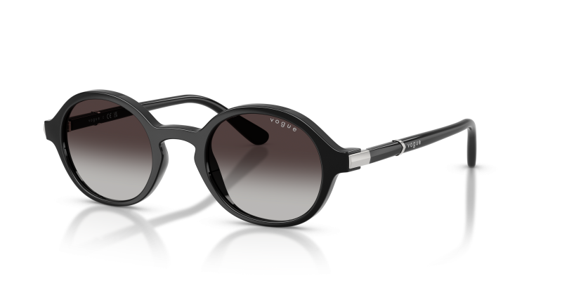 แว่นกันแดด Vogue VO5692S W44/8G Black Grey Gradient Vogue VO5692S W44/8G แว่นกันแดดสีดำทรงกลม สำหรับผู้หญิง