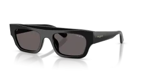 Vogue VO5694SU W44/87 แว่นกันแดดสี Black Black Smoke ผู้หญิง
