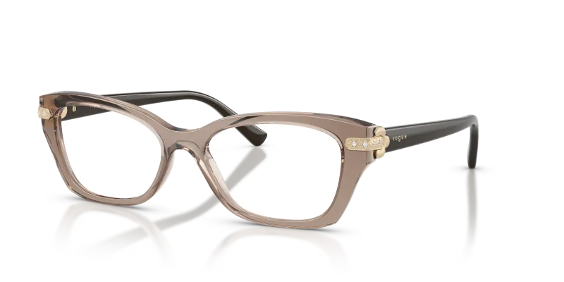 Vogue VO5704B-2940 แว่นสายตาสีน้ำตาลโปร่งใส สำหรับผู้หญิง