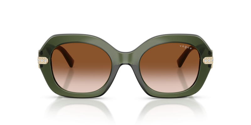 แว่นกันแดด Vogue VO5706SB-328713 Transparent Green Brown Gradient Vogue VO5706SB-328713 328713 ด้านหน้า