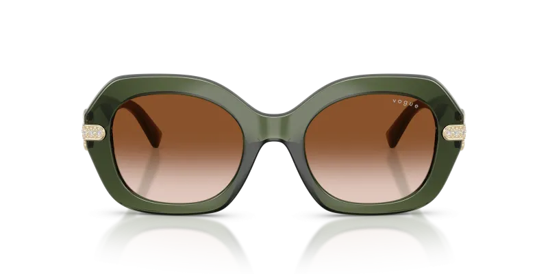 แว่นกันแดด Vogue VO5706SB-328713 Transparent Green Brown Gradient Vogue VO5706SB-328713 328713 ด้านหน้า