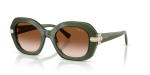 แว่นกันแดด Vogue VO5706SB-328713 Transparent Green Brown Gradient Vogue VO5706SB-328713 328713 มุมเอียง 3/4