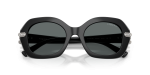 แว่นกันแดด Vogue VO5706SB W44/81 Black Dark Grey Polarized Vogue VO5706SB W44/81 close-up ด้านหน้า