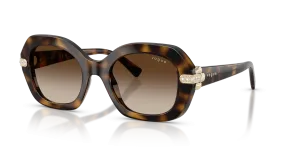 Vogue VO5706SB-W65613 แว่นกันแดดสีฮาวานาเข้ม สำหรับผู้หญิง