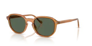 Vogue VO5707S 333471 แว่นกันแดดสีน้ำผึ้งโปร่งใสเลนส์เขียวเข้ม ผู้ชาย