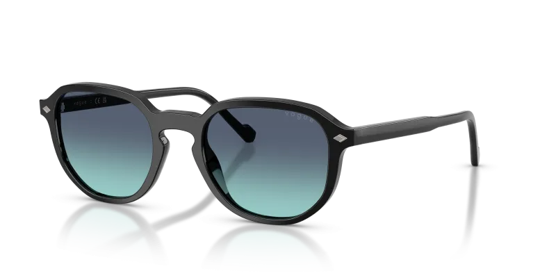 Vogue VO5707S W44/4S แว่นกันแดดสีดำเลนส์ไล่ระดับน้ำเงิน ผู้ชาย