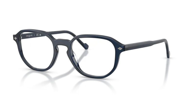 กรอบแว่นสายตา Vogue VO5708-3143 Transparent Blue Vogue VO5708 3143 แว่นสายตาน้ำเงินโปร่งใส สำหรับผู้ชาย