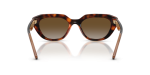 แว่นกันแดด Vogue VO5711S-W656T5 Dark Havana Gradient Brown Polarized Vogue VO5711S-W656T5 ขาแว่นด้านใน