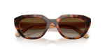 แว่นกันแดด Vogue VO5711S-W656T5 Dark Havana Gradient Brown Polarized Vogue VO5711S-W656T5 close-up ด้านหน้า