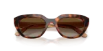 แว่นกันแดด Vogue VO5711S-W656T5 Dark Havana Gradient Brown Polarized Vogue VO5711S-W656T5 close-up ด้านหน้า