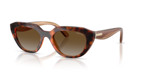 Vogue VO5711S-W656T5 แว่นกันแดดโพลาไรซ์สีฮาวานาเข้ม สำหรับผู้หญิง
