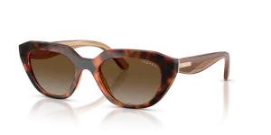 Vogue VO5711S-W656T5 แว่นกันแดดโพลาไรซ์สีฮาวานาเข้ม สำหรับผู้หญิง