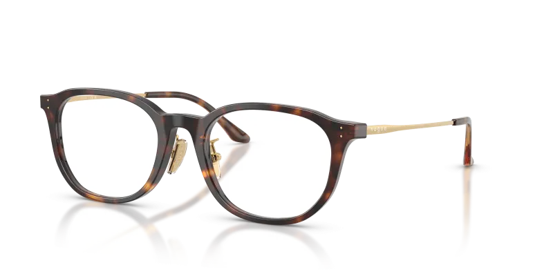 กรอบแว่นสายตา Vogue VO5713D-W656 Dark Havana Vogue VO5713D W656 แว่นสายตาฮาวานาเข้ม สำหรับผู้หญิง
