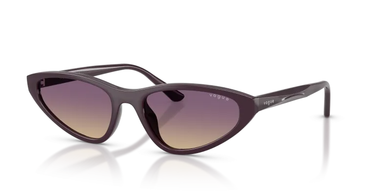 แว่นกันแดด Vogue VO5726SU-242670 มุมเฉียง สี Full Purple สำหรับผู้หญิง