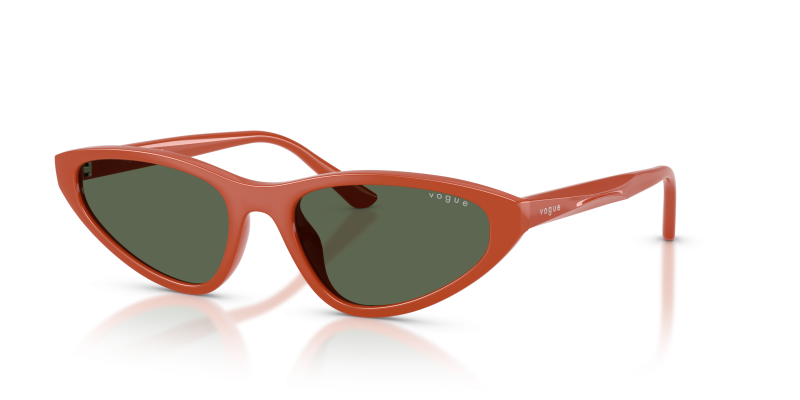 แว่นกันแดด Vogue VO5726SU-331071 มุมเฉียง สี Full Orange สำหรับผู้หญิง