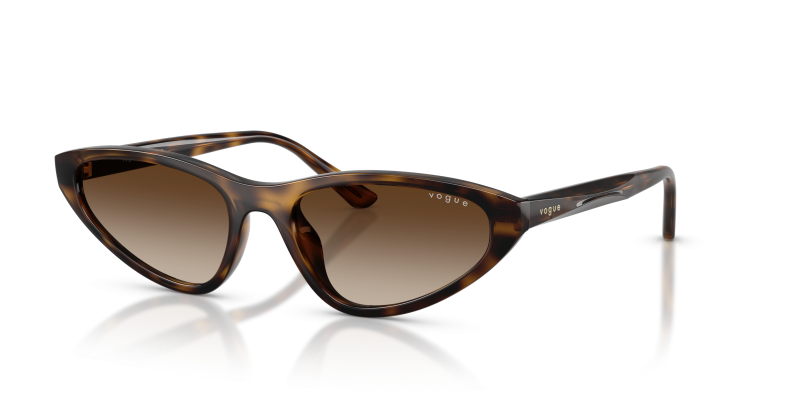 แว่นกันแดด Vogue VO5726SU-W65613 Dark Havana Gradient Brown แว่นกันแดด Vogue VO5726SU-W65613 มุมเฉียง สีฮาวานาเข้ม สำหรับผู้หญิง