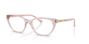 แว่นสายตา Vogue VO5742B-2942 มุมเฉียง สีชมพูโปร่งใส สำหรับผู้หญิง
