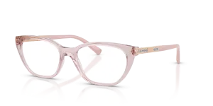 แว่นสายตา Vogue VO5742B-2942 มุมเฉียง สีชมพูโปร่งใส สำหรับผู้หญิง