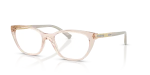 แว่นสายตา Vogue VO5742B-2990 มุมเฉียง สีคาราเมลโปร่งใส สำหรับผู้หญิง