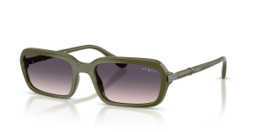 แว่นกันแดด Vogue VO5744S-318536 มุมเฉียง สีเขียวลายพรางเต็ม สำหรับผู้หญิง
