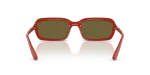 แว่นกันแดด Vogue VO5744S-3330O8 Full Red Olive Green Mirror Gold แว่นกันแดด Vogue VO5744S-3330O8 ขาแว่นด้านใน