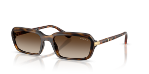 แว่นกันแดด Vogue VO5744S-W65613 มุมเฉียง สีฮาวานาเข้ม สำหรับผู้หญิง