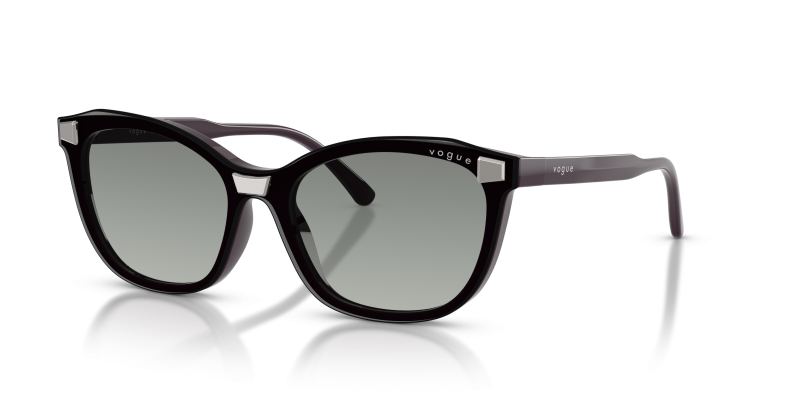 Vogue VO5746S-33321W แว่นกันแดดทรงผีเสื้อสีม่วงเข้มเลนส์ใส สำหรับผู้หญิง
