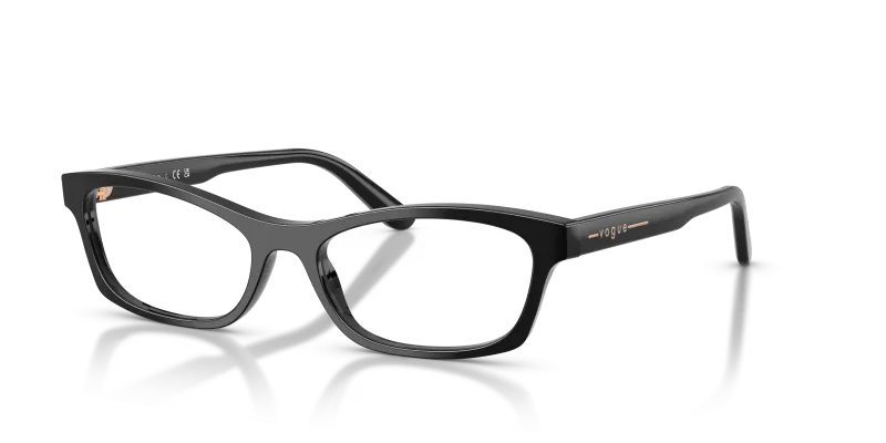 แว่นสายตา Vogue VO5747F-W44 มุมเฉียง สีดำ สำหรับผู้หญิง