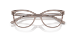 กรอบแว่นสายตา Vogue VO5748-3324 Top Transparent Brown Transparent Grey แว่นสายตา Vogue VO5748-3324 close-up ด้านหน้า