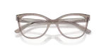กรอบแว่นสายตา Vogue VO5748-3324 Top Transparent Brown Transparent Grey แว่นสายตา Vogue VO5748-3324 close-up ด้านหน้า