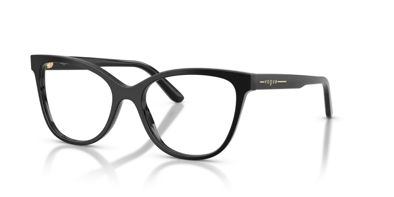 แว่นสายตา Vogue VO5748-W44 มุมเฉียง สีดำ สำหรับผู้หญิง
