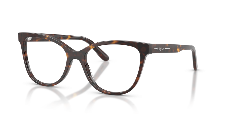 แว่นสายตา Vogue VO5748-W656 มุมเฉียง สีฮาวานาเข้ม สำหรับผู้หญิง