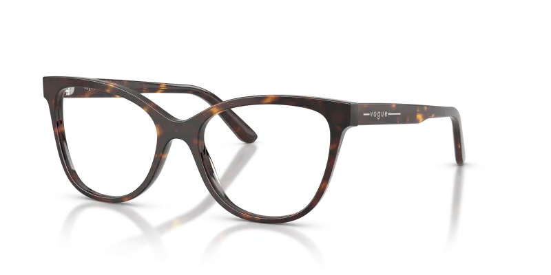 แว่นสายตา Vogue VO5748-W656 มุมเฉียง สีฮาวานาเข้ม สำหรับผู้หญิง